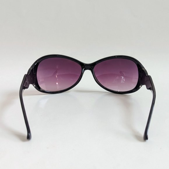 NWT Vintage 90's Large Acetate Lady Fashion Sunglasses (S.Black) - Picture 4 of 7
